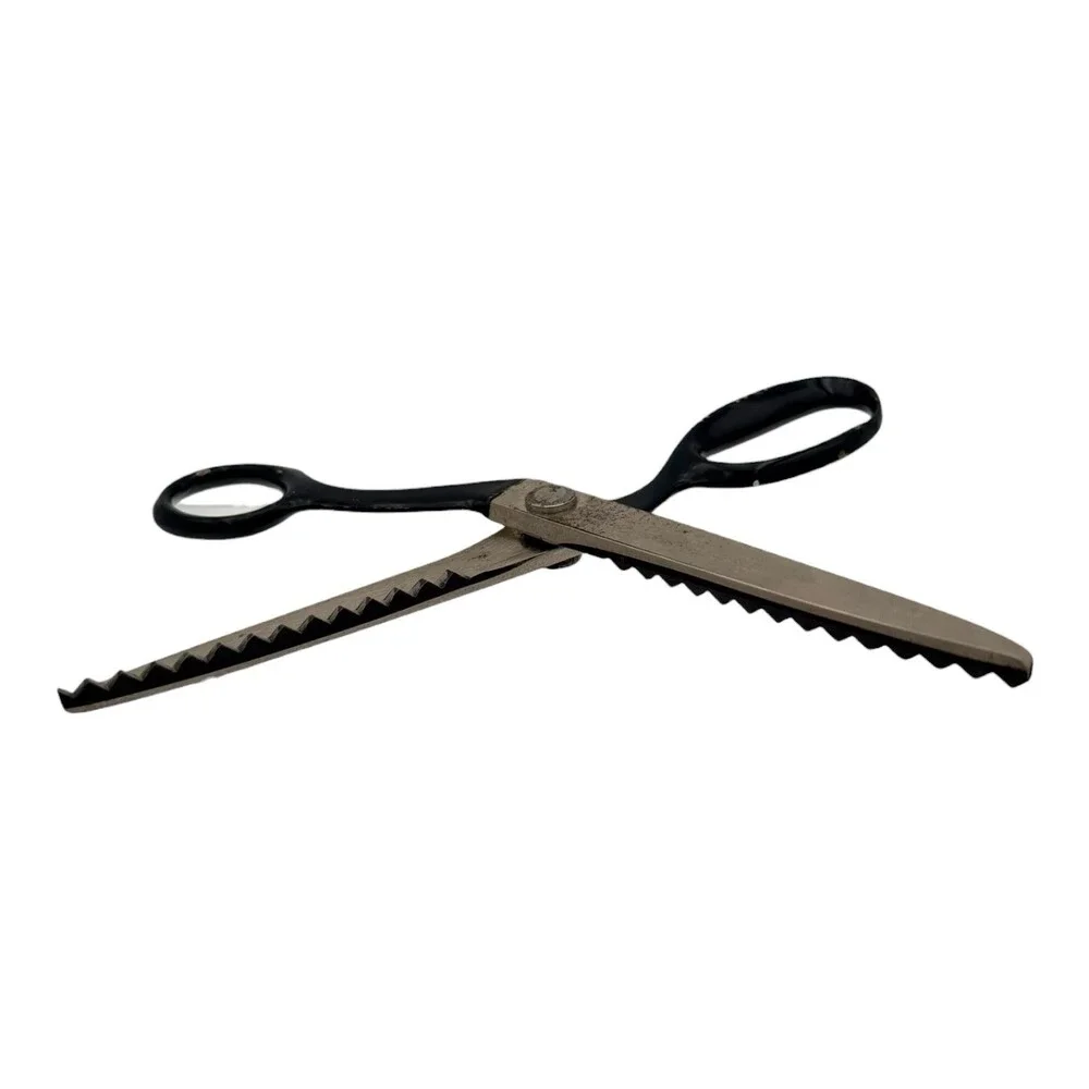 VTG 1930s J Wiss & Sons Pinking Shears Zig-Zag Cut Model C 3.5